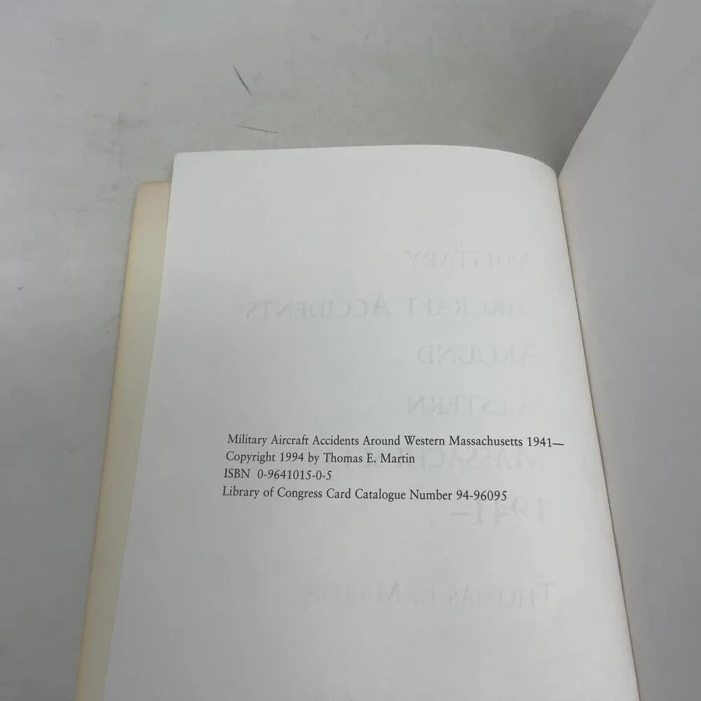 Military aircraft accidents around western Massachusetts, 1941-